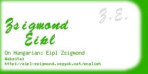 zsigmond eipl business card